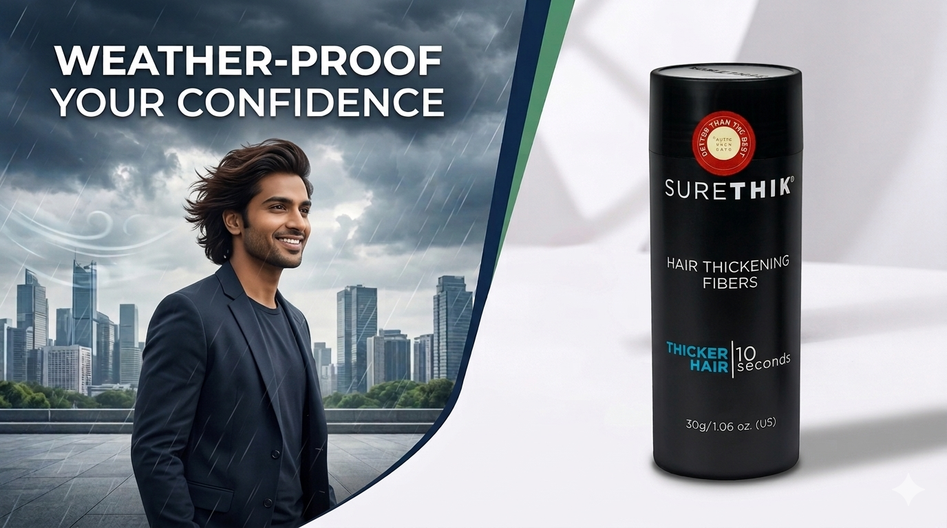 Why SureThik Hair Fibers are Your Ultimate Defense Against Wind, Rain, and the Gym?