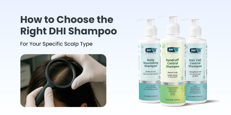 How to Choose the Right DHI Shampoo for Your Specific Scalp Type