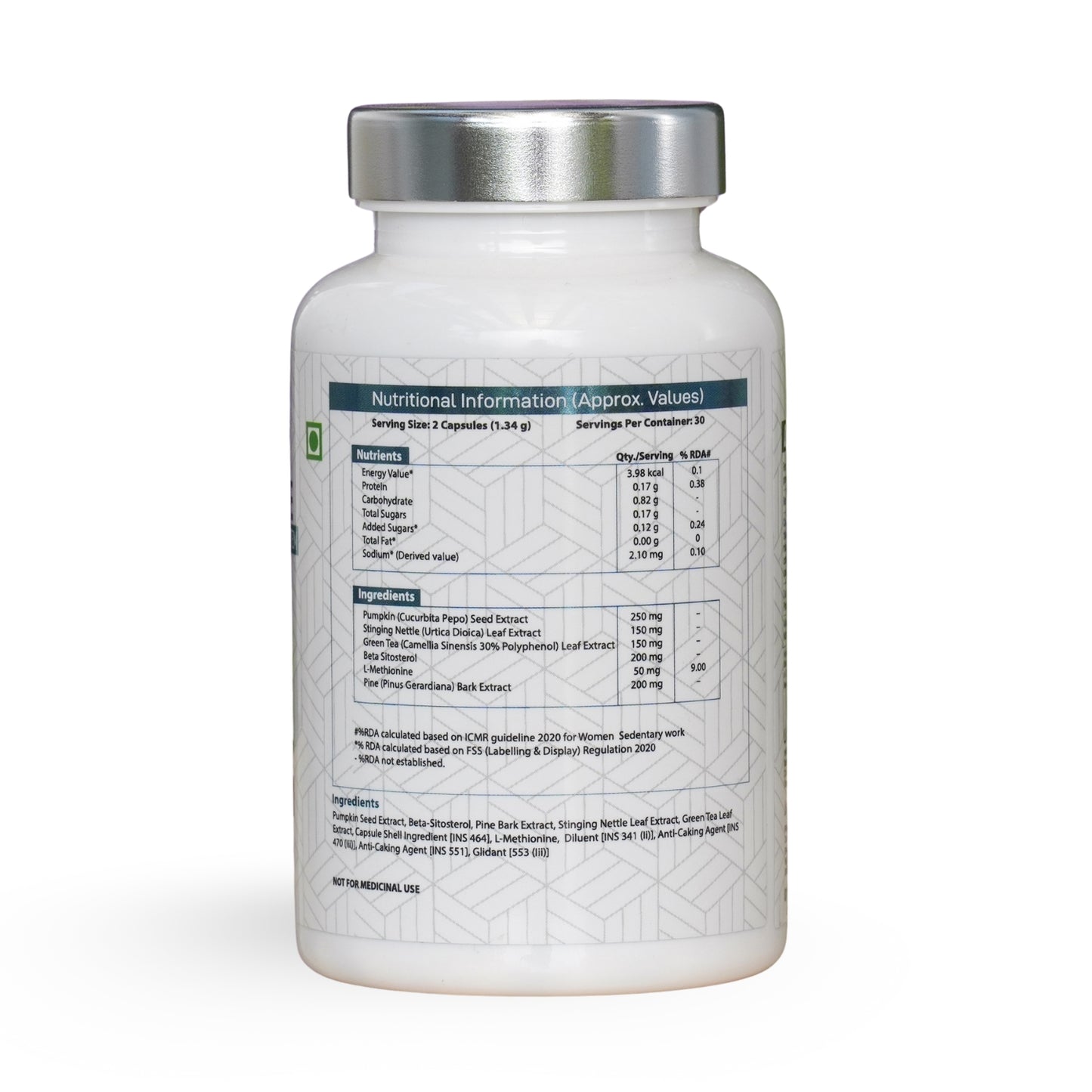 DHT Blocker with Saw Palmetto & Pumpkin Seed | 60 Capsules