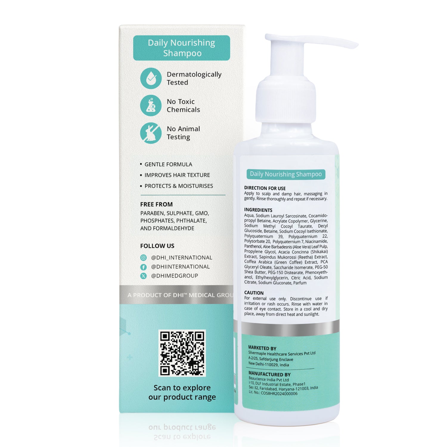 Daily Nourishing Shampoo with Vitamin B3, B5 & Green Coffee Extract | 200 ml