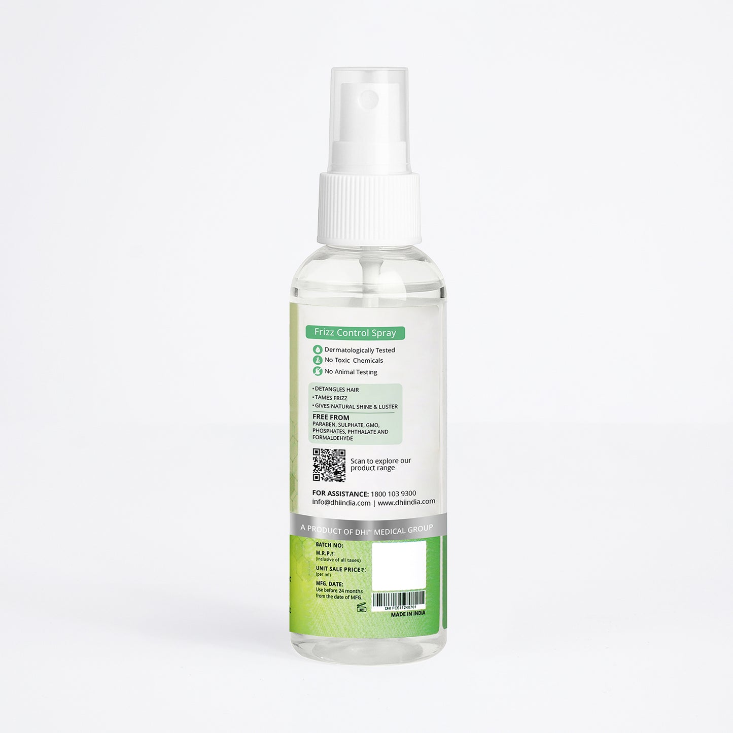 Frizz Control Spray with Argan & Saw Palmetto | 100 ml