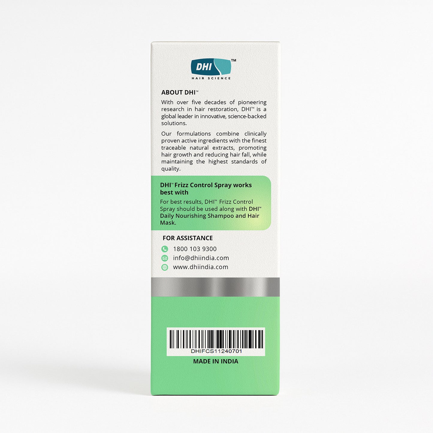 Frizz Control Spray with Argan & Saw Palmetto | 100 ml