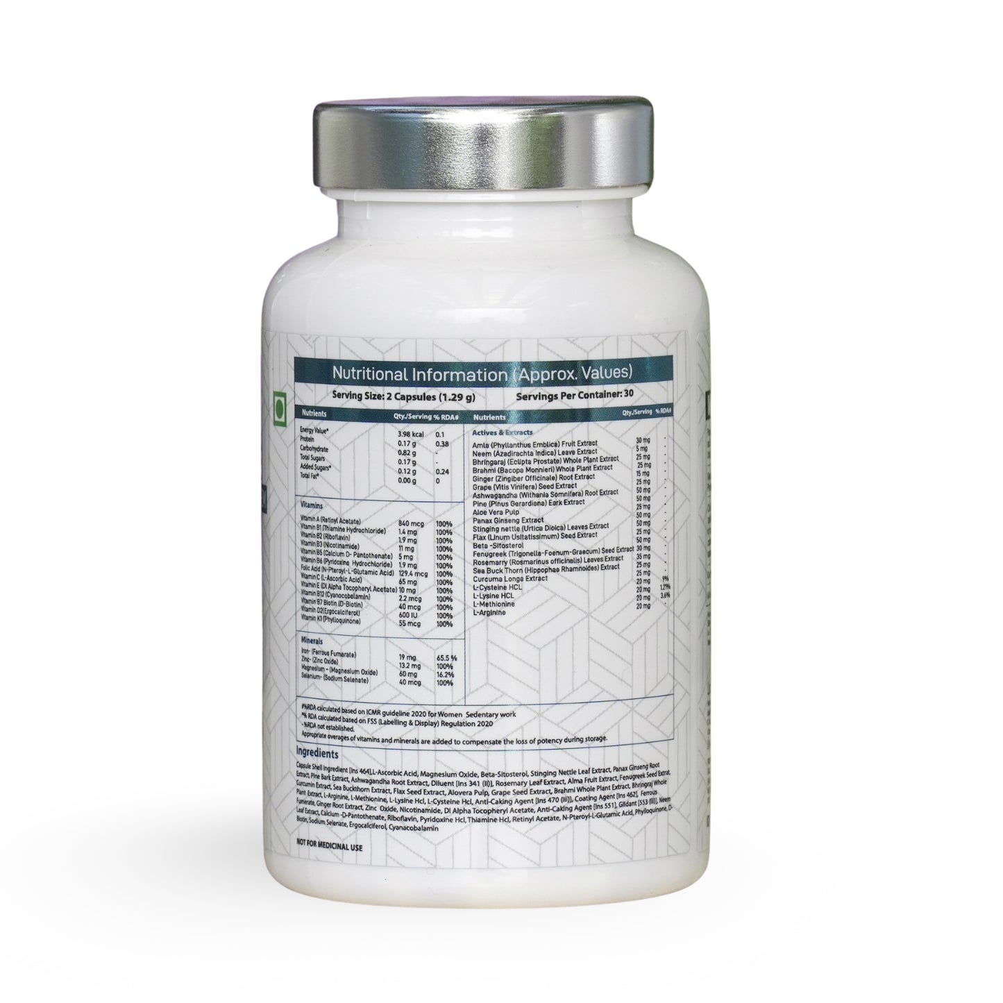 DHI HAIR VITAMIN- 60 Capsules | DHT BLOCKER- 60 Capsules (Combo)