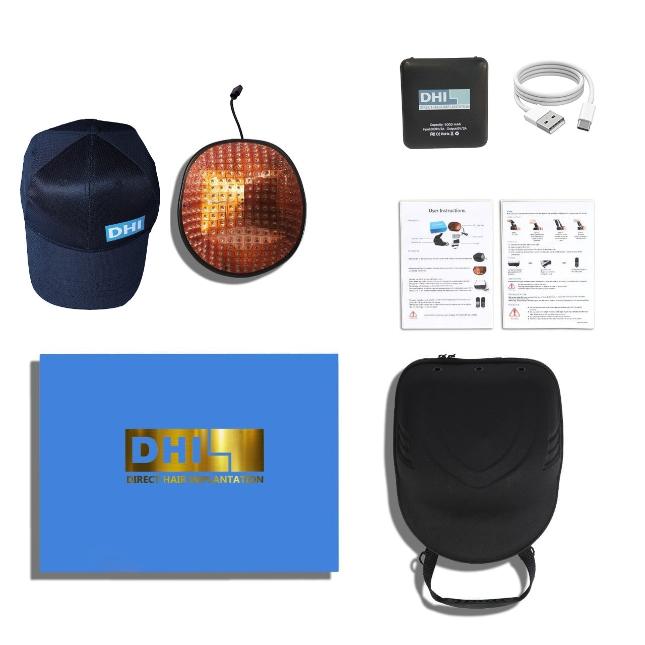 Laser Cap with 108 Laser Diodes | US FDA Approved | Hair Loss Treatment at Home