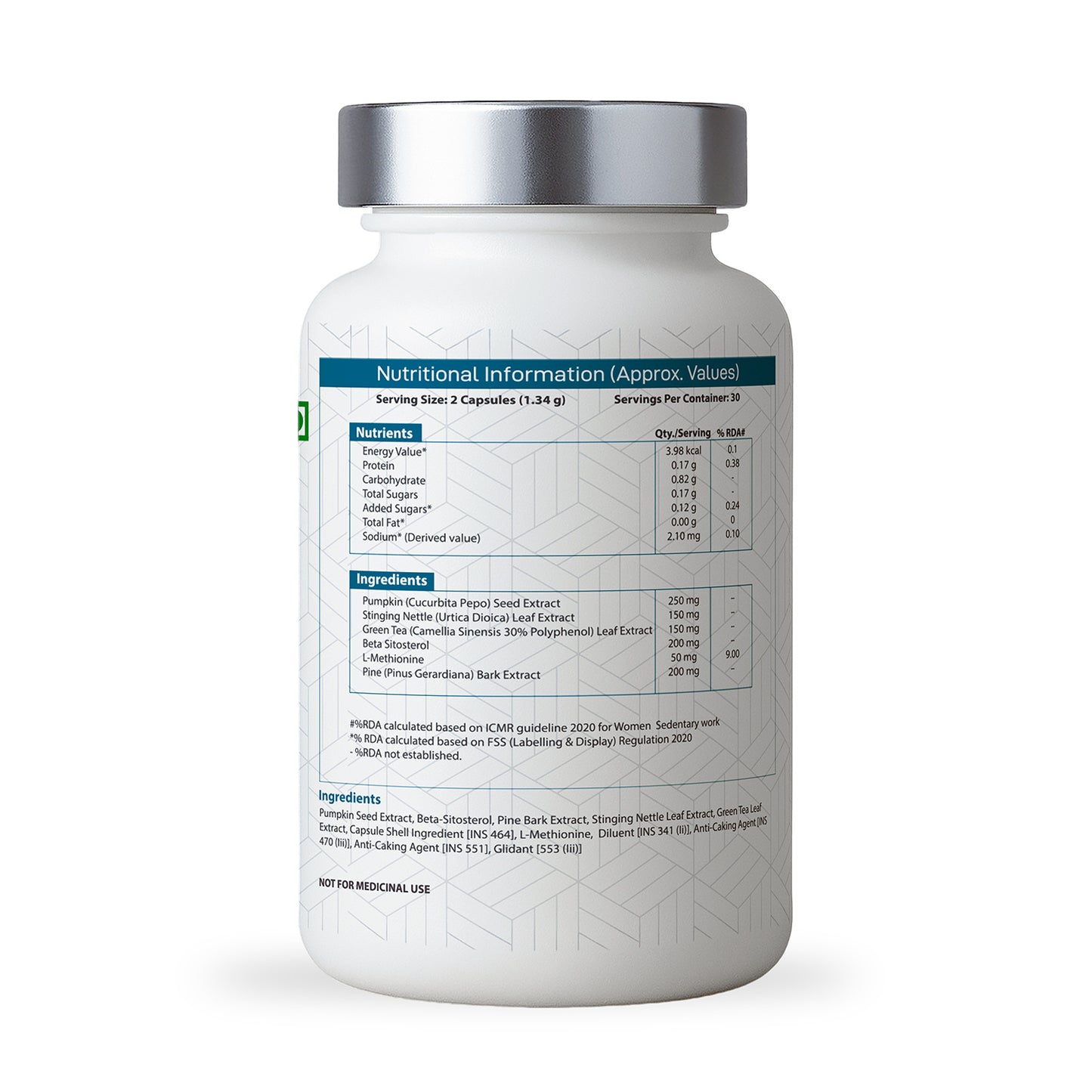 DHT Blocker with Pumpkin Seed | 60 Capsules