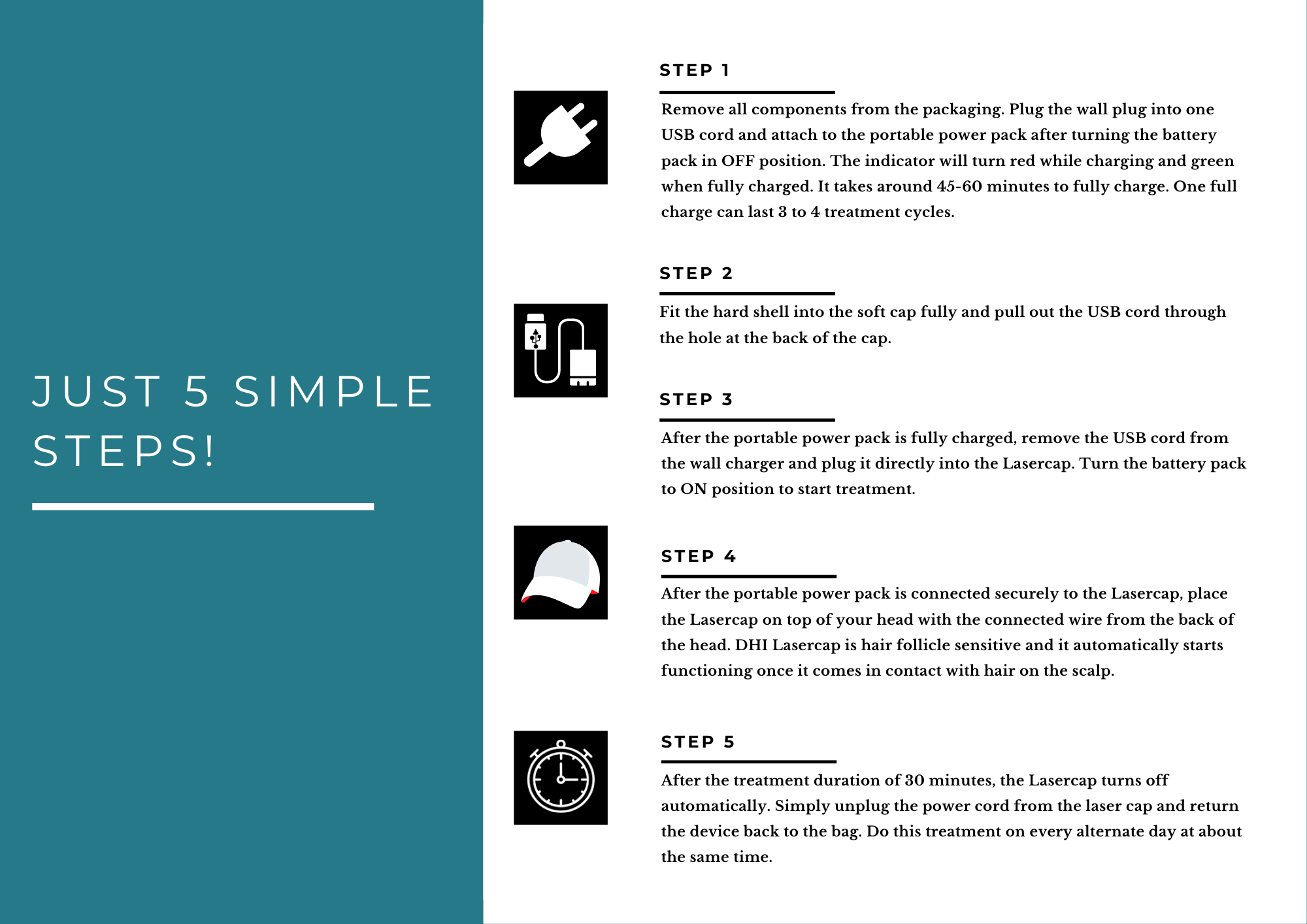 Laser Cap with 108 Laser Diodes | US FDA Approved | Hair Loss Treatment at Home