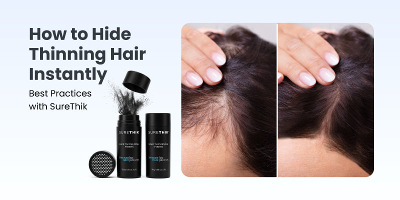 How to Hide Thinning Hair Instantly: Best Practices with SureThik