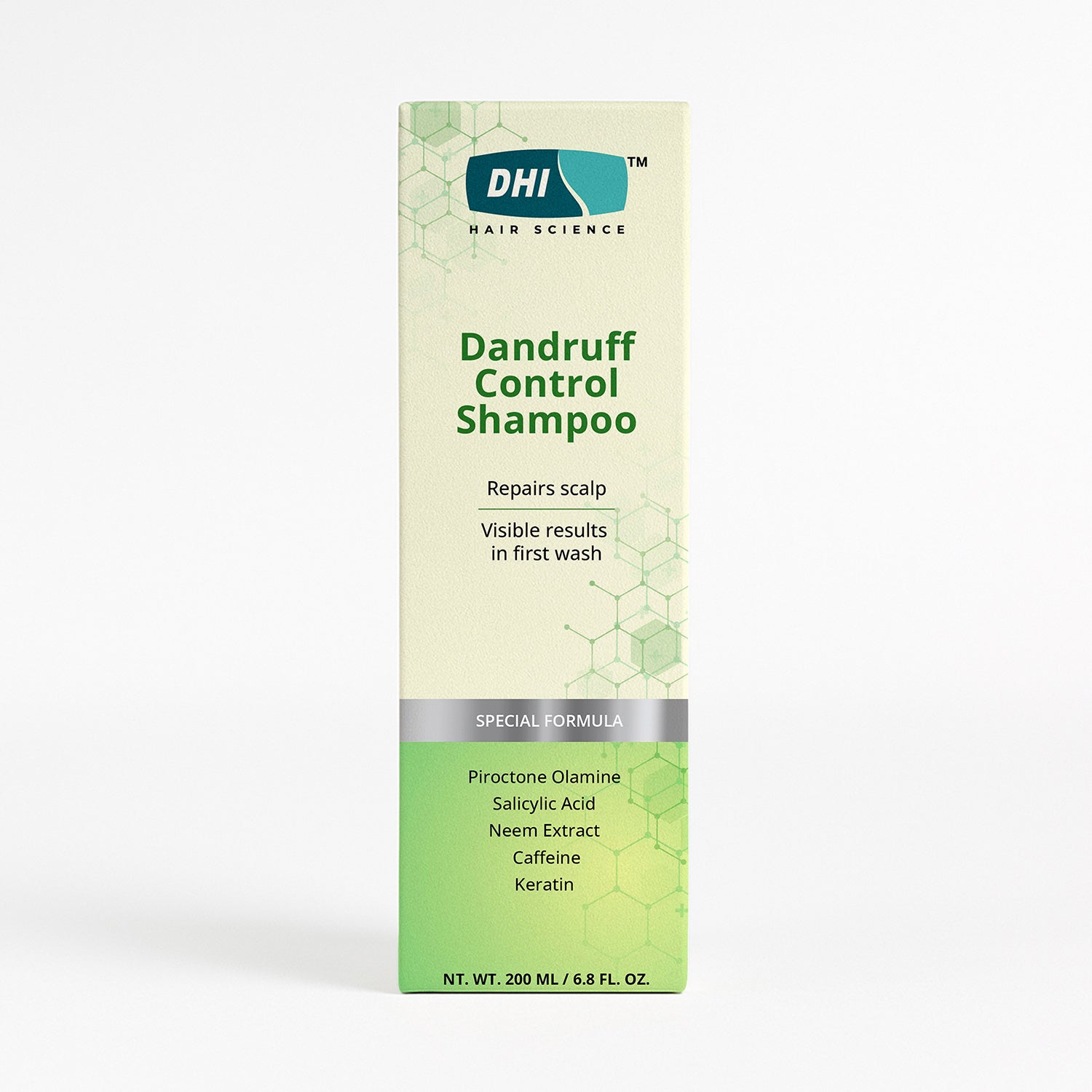 Dandruff Control Shampoo with Piroctone Olamine, Salicylic Acid & Neem | 200 ml