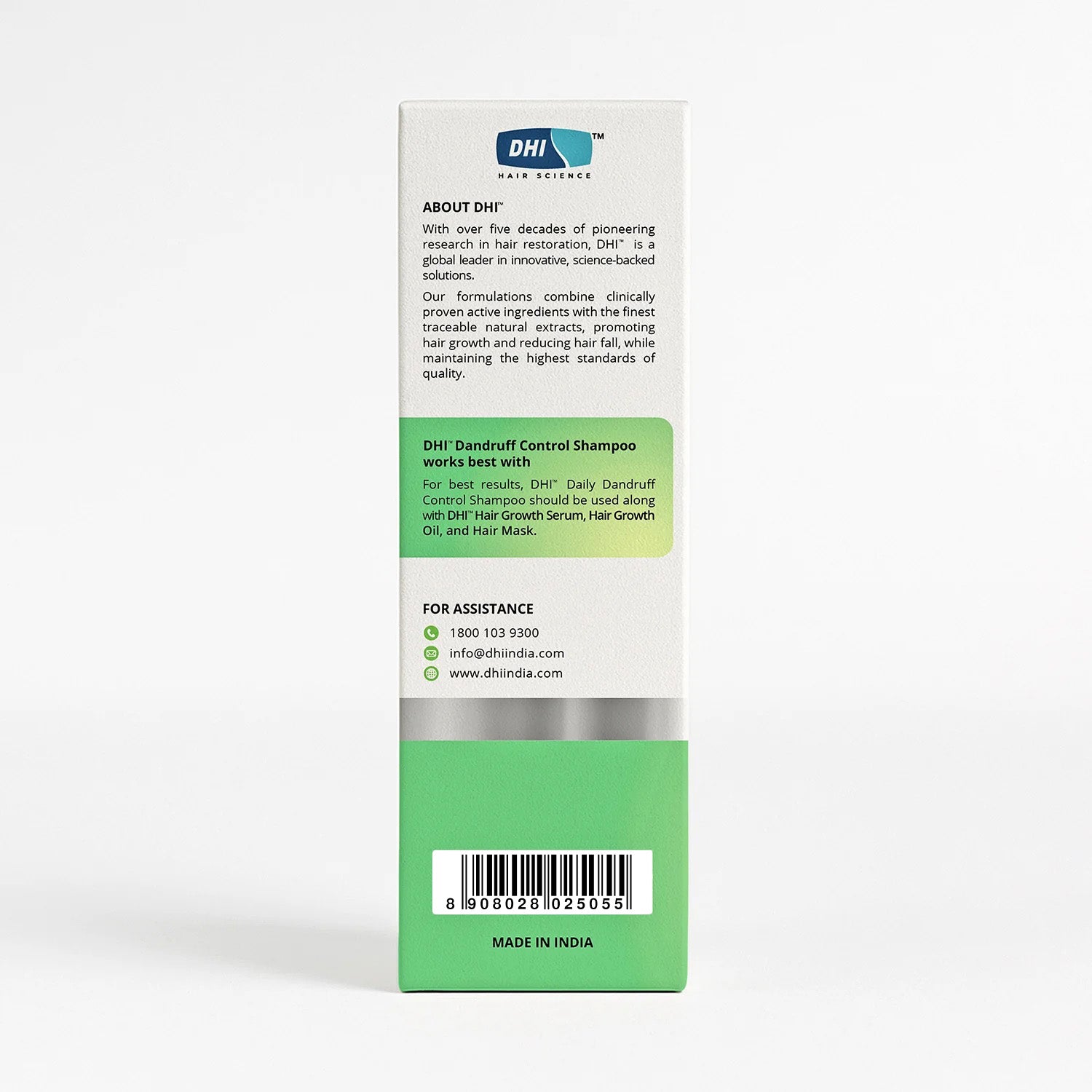 Dandruff Control Shampoo with Piroctone Olamine, Salicylic Acid & Neem | 200 ml