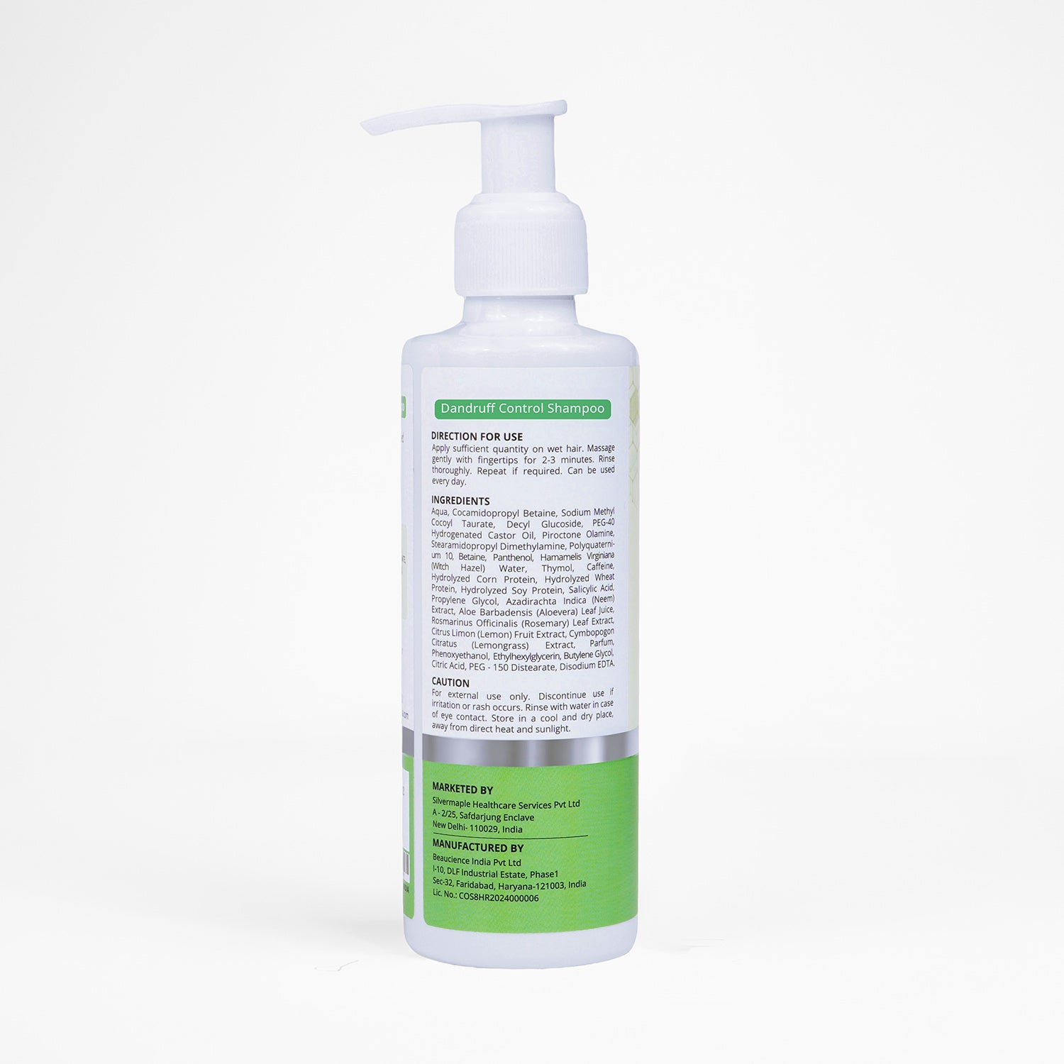 Dandruff Control Shampoo with Piroctone Olamine, Salicylic Acid & Neem | 200 ml