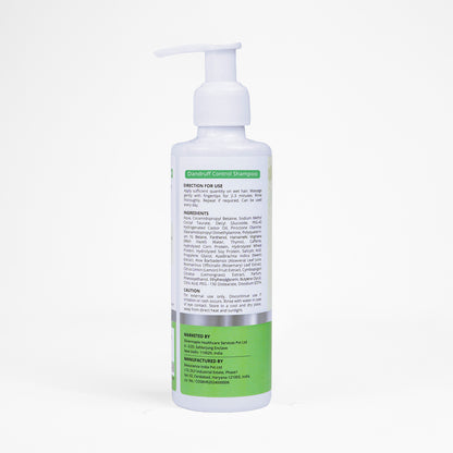 DHI Dandruff Control Shampoo with Piroctone Olamine, Salicylic Acid, Neem Extract, Caffeine & Keratin | 200 ml
