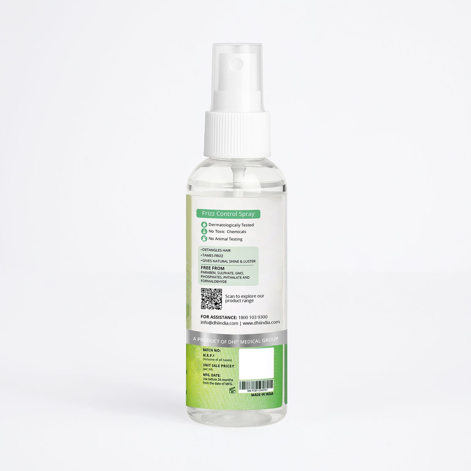 Frizz Control Spray with Argan & Saw Palmetto | 100 ml