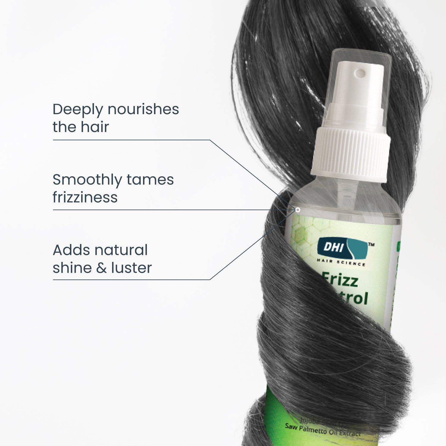 Frizz Control Spray with Argan & Saw Palmetto | 100 ml
