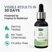 Hair Growth Serum with 19% Active Blend | 5% Capixyl, 3% Procapil, 3% Redensyl, 3% Anagain | 30 ml