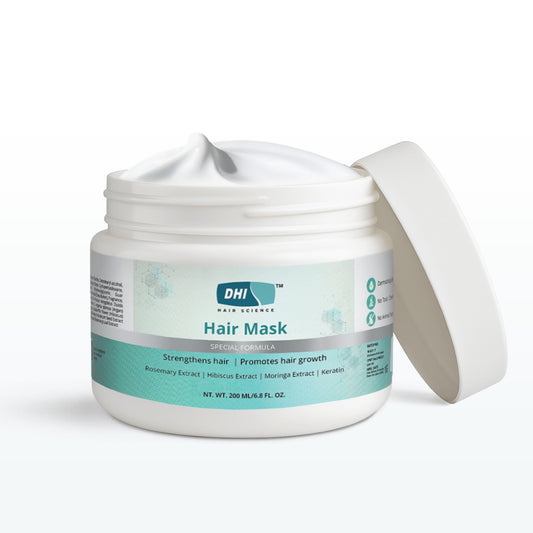 Hair Mask with Moringa, Keratin, Hibiscus & Rosemary | 200 ml