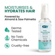 Hair Smoothing Serum with Argan, Sweet Almond, & Jojoba Oils | 100 ml