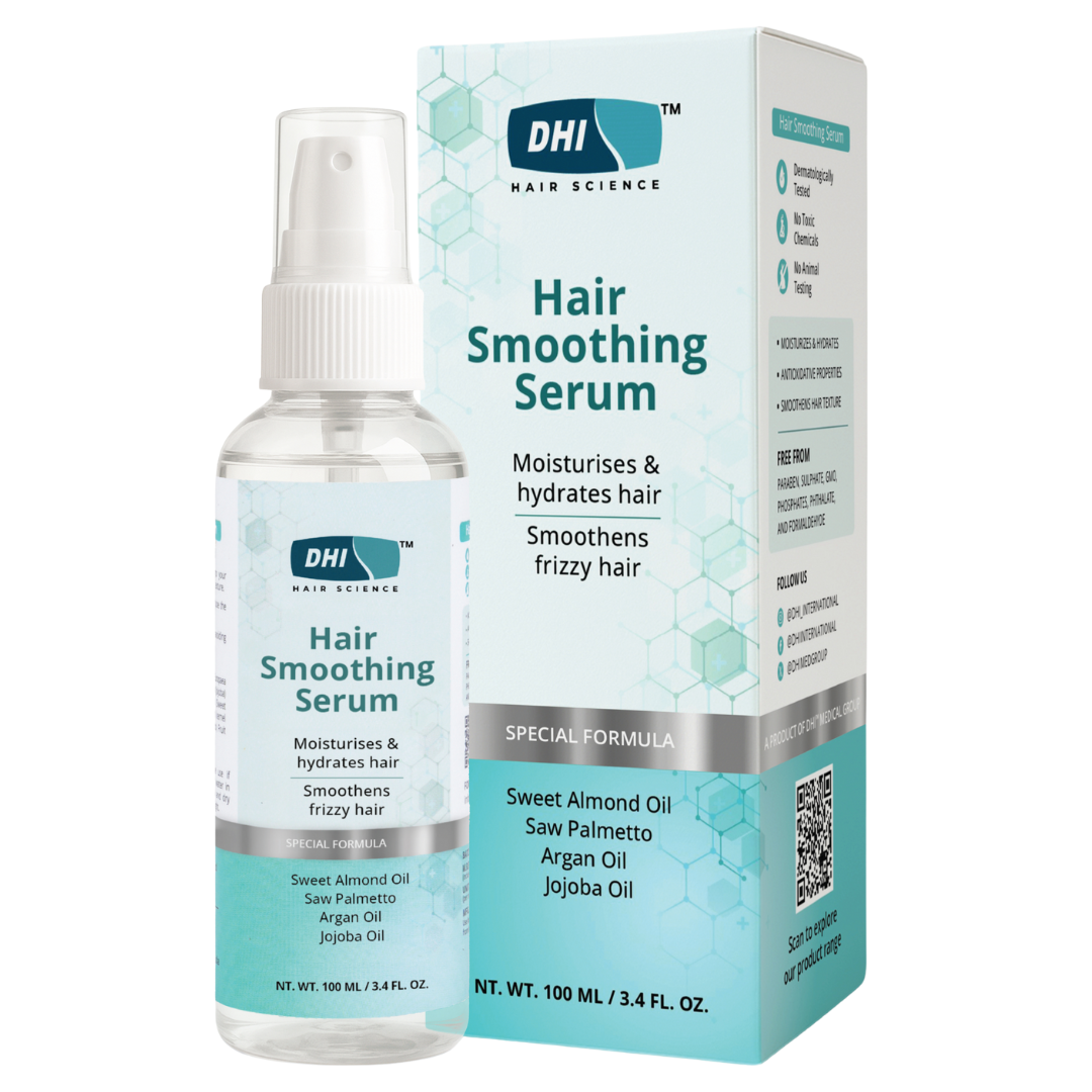 Hair Smoothing Serum with Argan, Sweet Almond, & Jojoba Oils | 100 ml