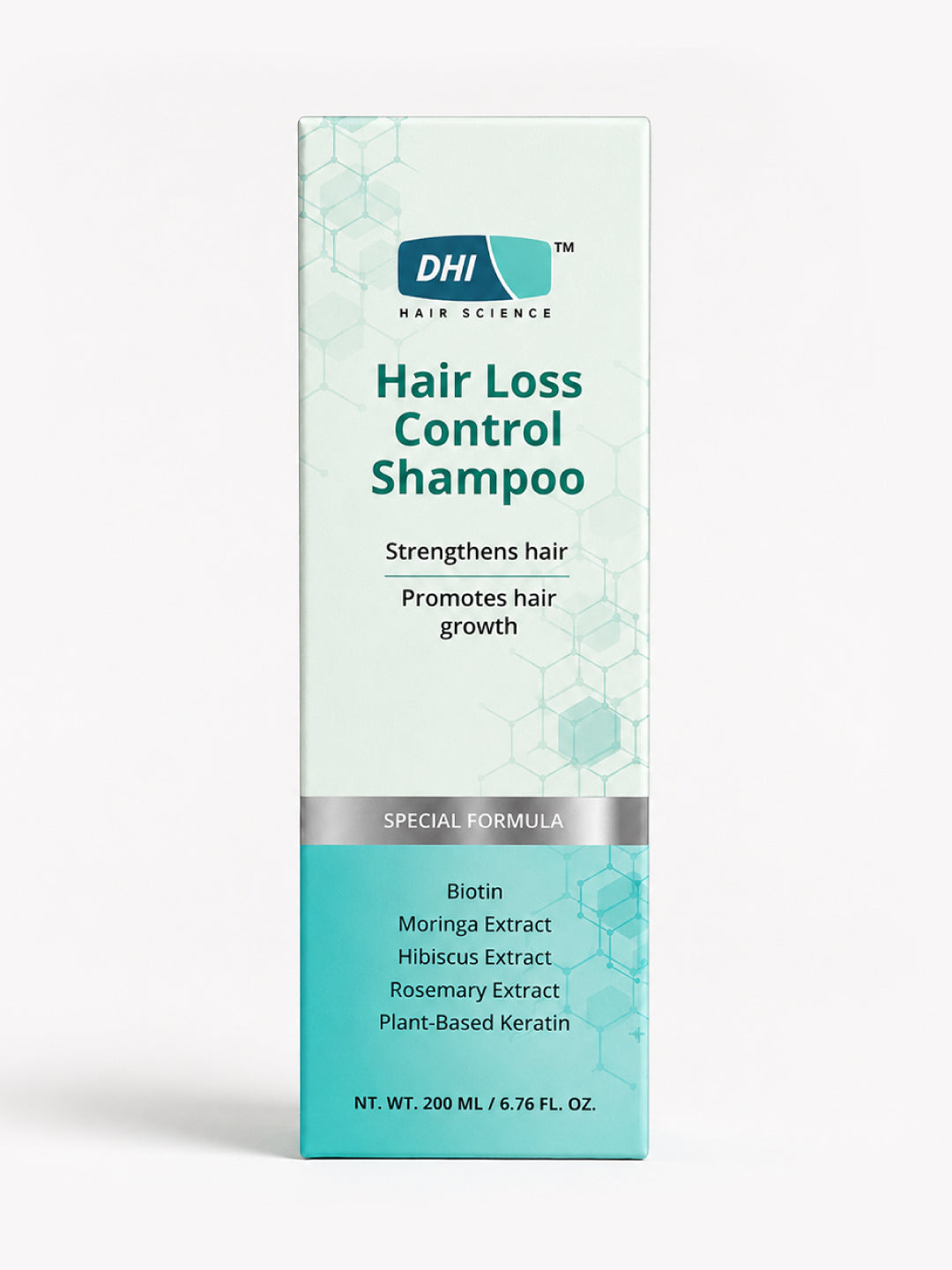 Hair Loss Control Shampoo with Plant based Biotin, Moringa & Rosemary | 200 ml