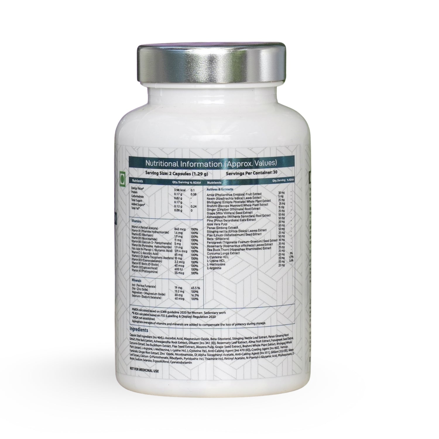 DHI HAIR VITAMIN- 60 Capsules | DHT BLOCKER- 60 Capsules (Combo)