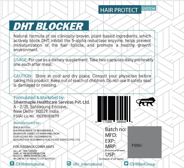 DHT Blocker with Saw Palmetto & Pumpkin Seed | 60 Capsules