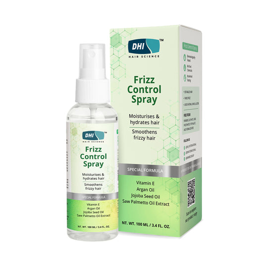 DHI Frizz Control Spray | Anti-Frizz Hair Spray for Dry & Frizzy Hair |100 ml