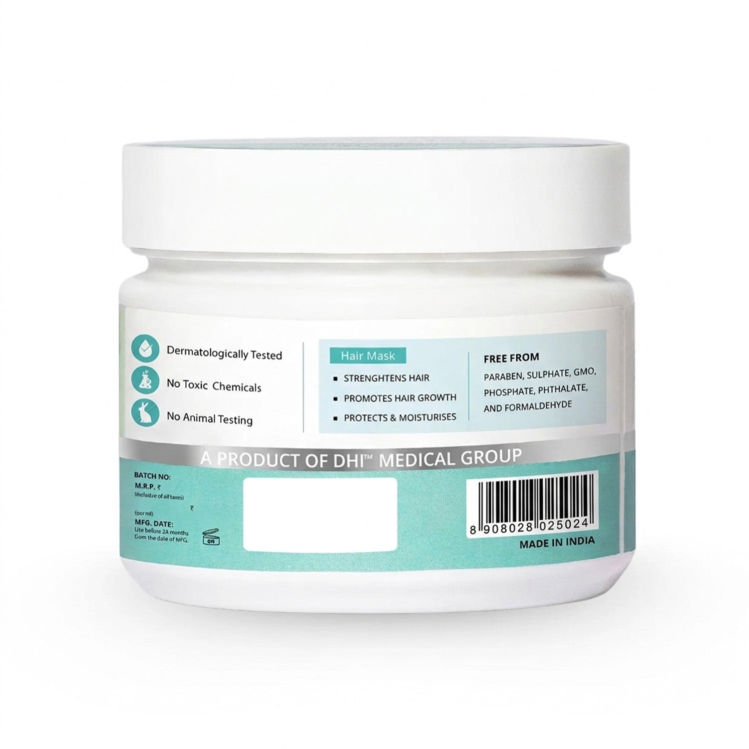 Hair Mask with Moringa, Keratin, Hibiscus & Rosemary | 200 ml
