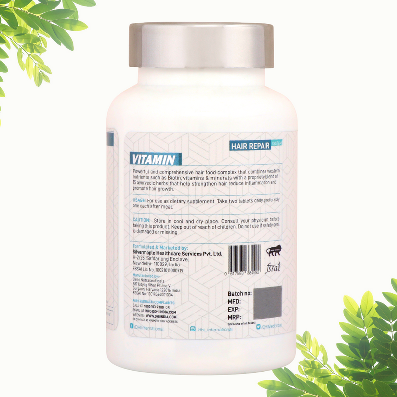 Hair Vitamins - 60 Capsules | DHT Blocker - 60 Capsules