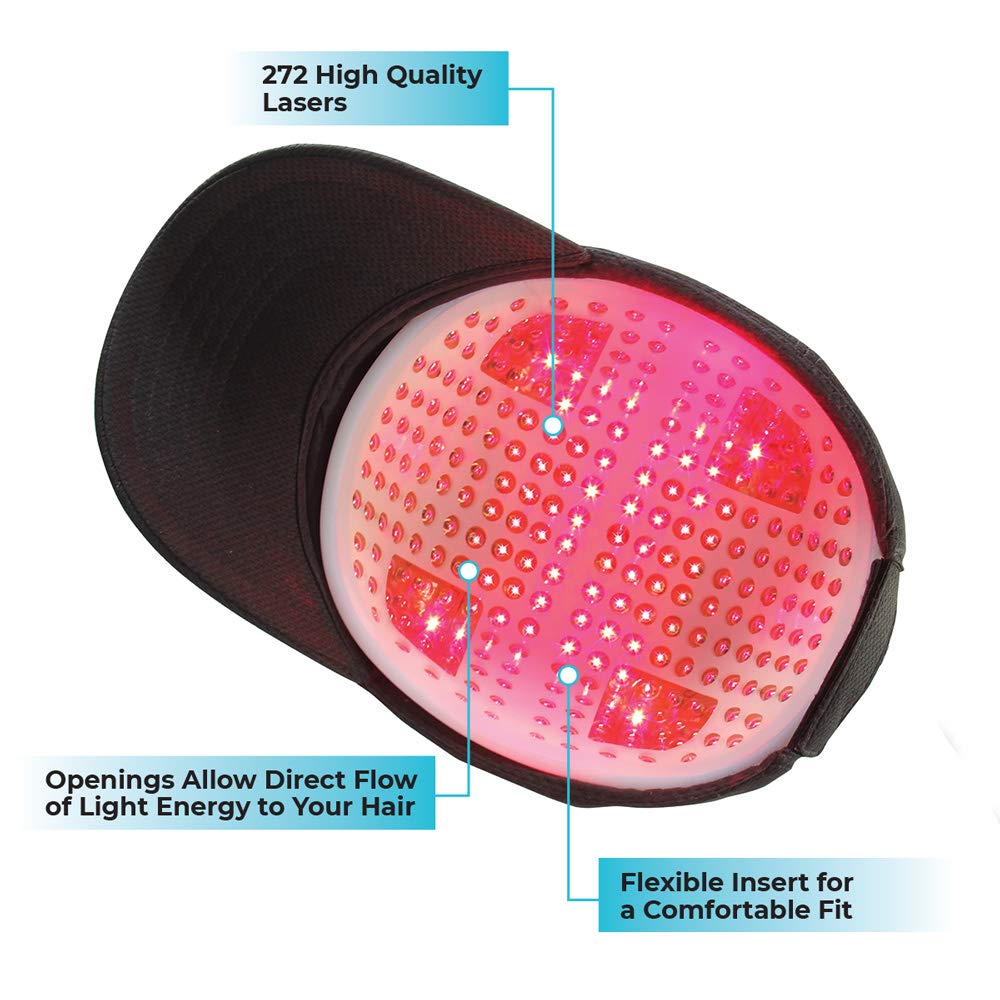DHI Laser Cap with 272 Laser Diodes | US FDA Approved Treatment & Clinically Proven Hair Loss At Home Treatment